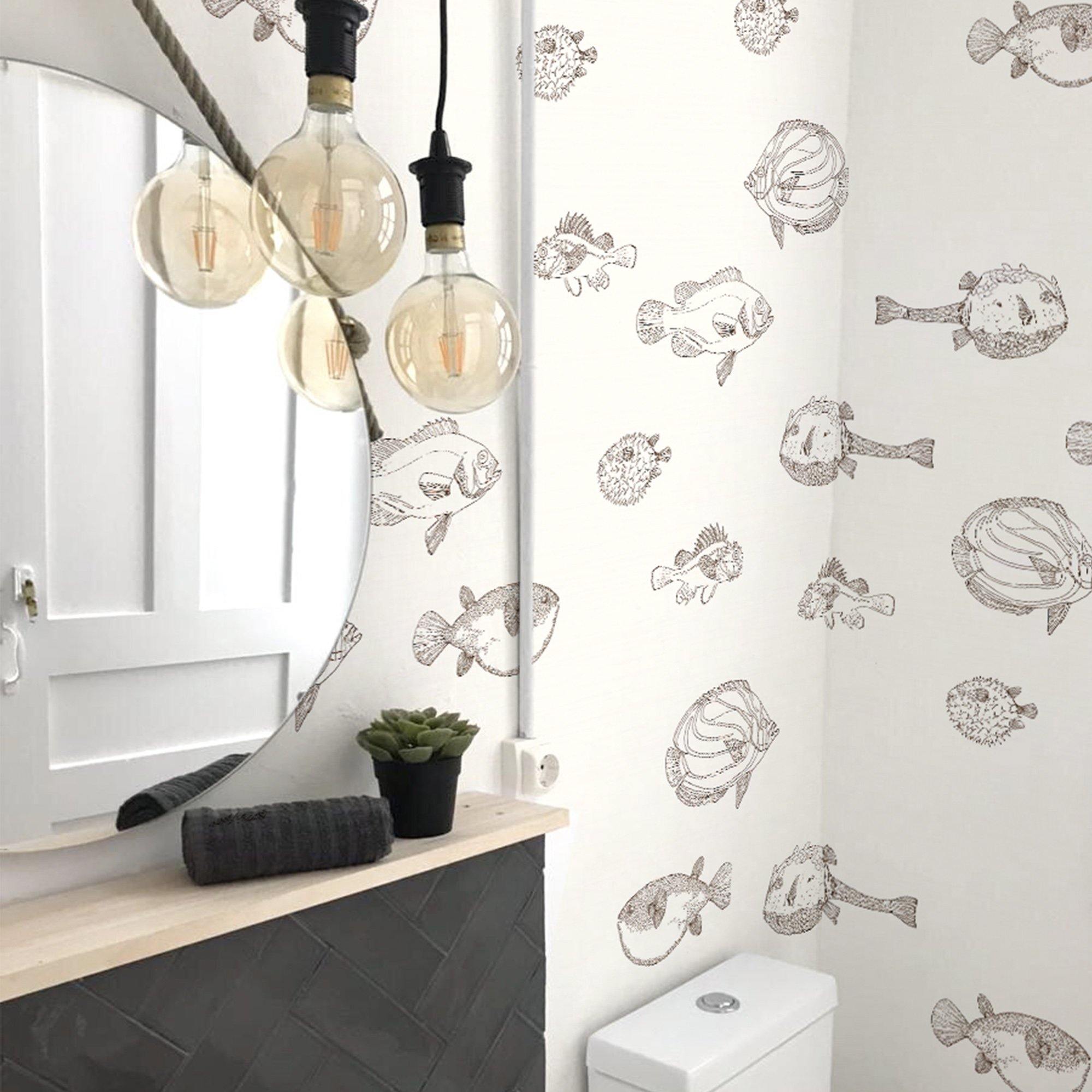 ACUARIO NAUTILUS A TINTA. A medida y en varios colores. Despégalo y pégalo donde quieras. - vinilaroom