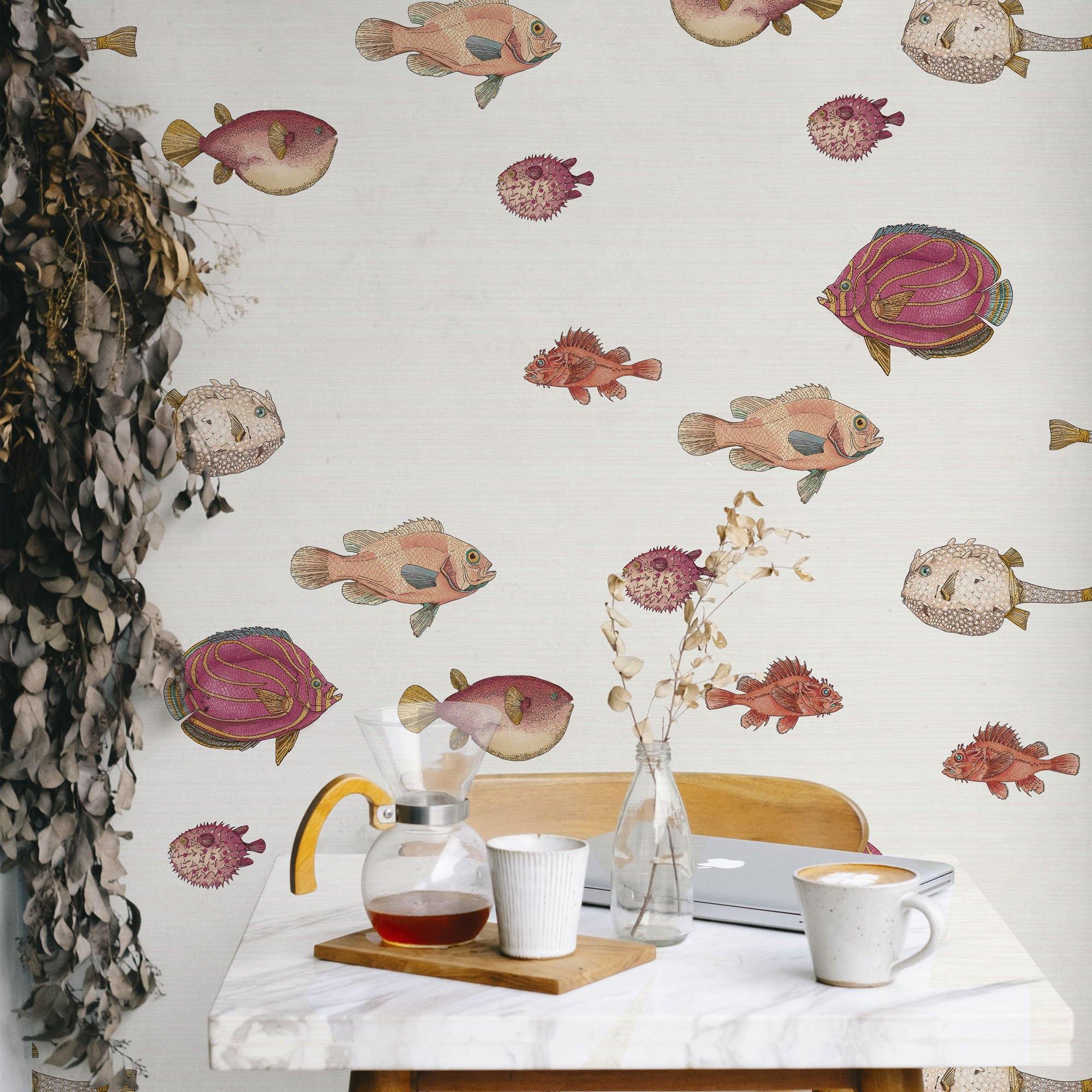 ACUARIO NAUTILUS. A medida y en varios colores de fondo. Despégalo y pégalo donde quieras - vinilaroom