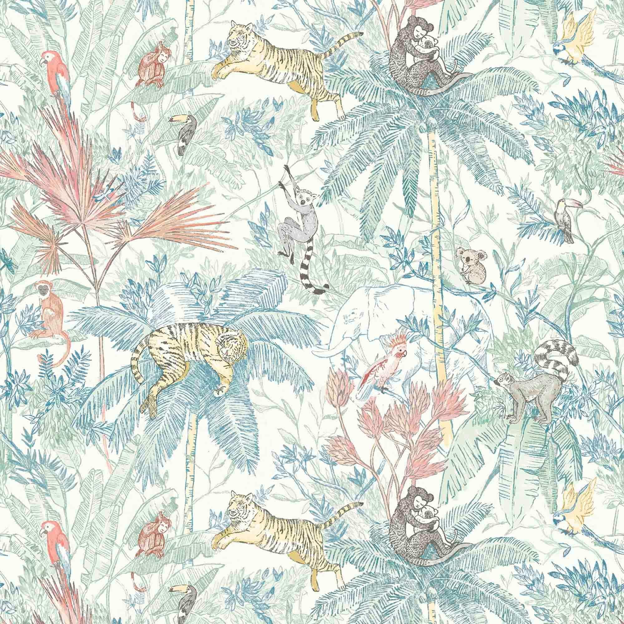 Amanece en Ubud. Papel de Vinilo Autoadhesivo - vinilaroom