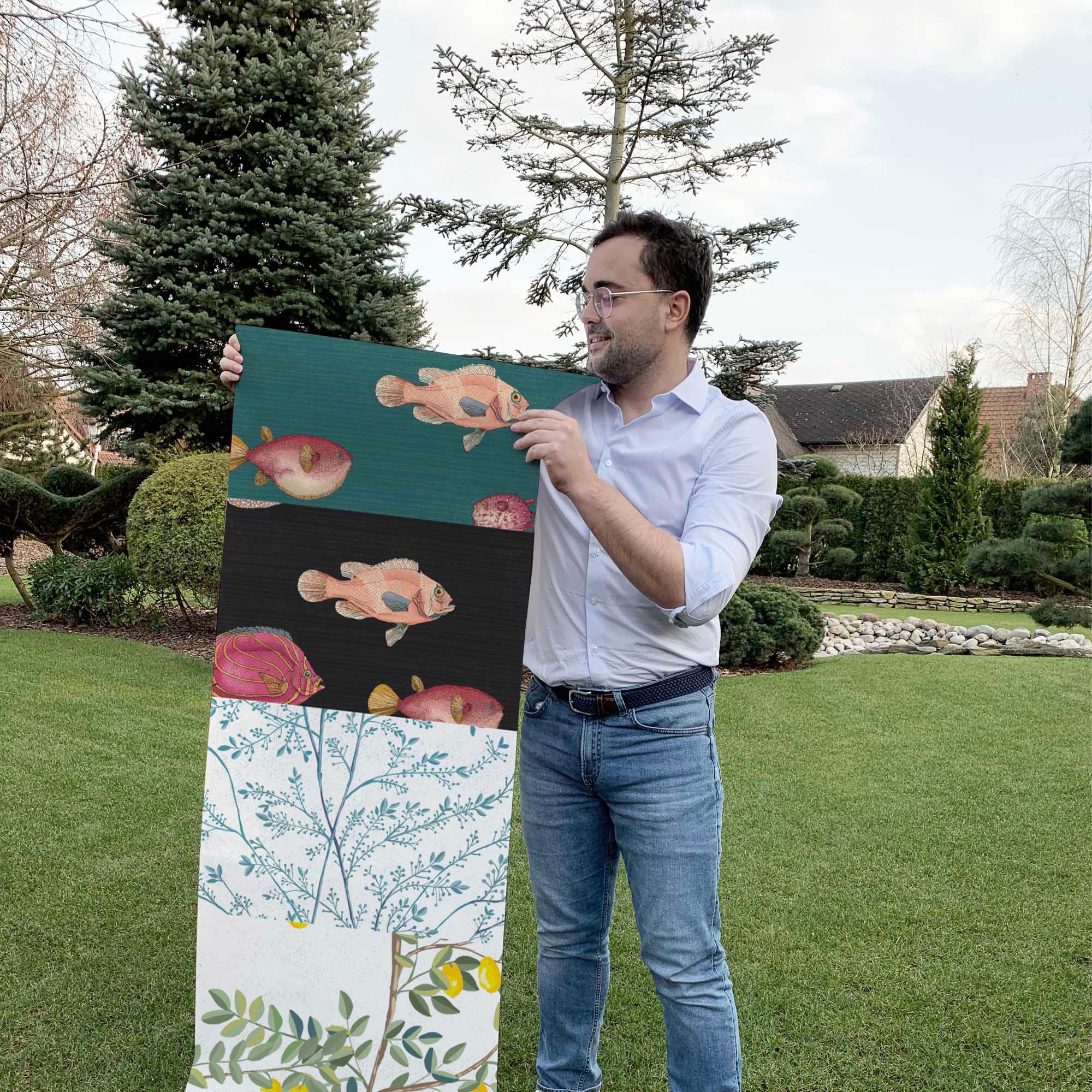 Muestras de papel pintado de vinilo autoadhesivo gratis