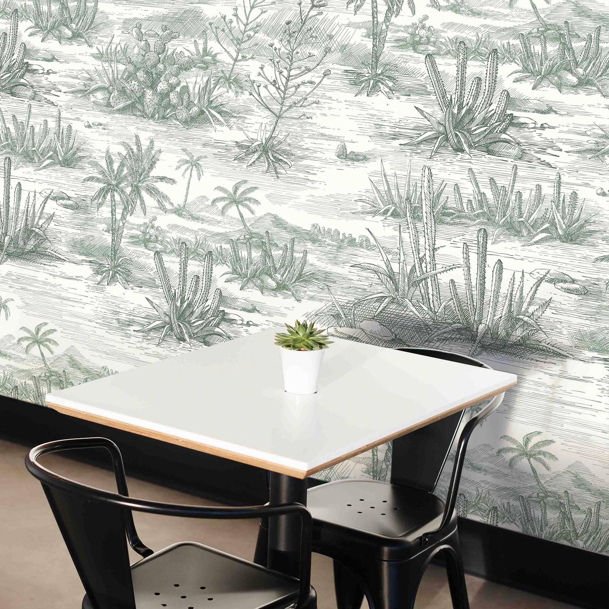 CACTUS DEL DESIERTO. A medida y en varios colores. Despégalo y pégalo donde quieras. - vinilaroom