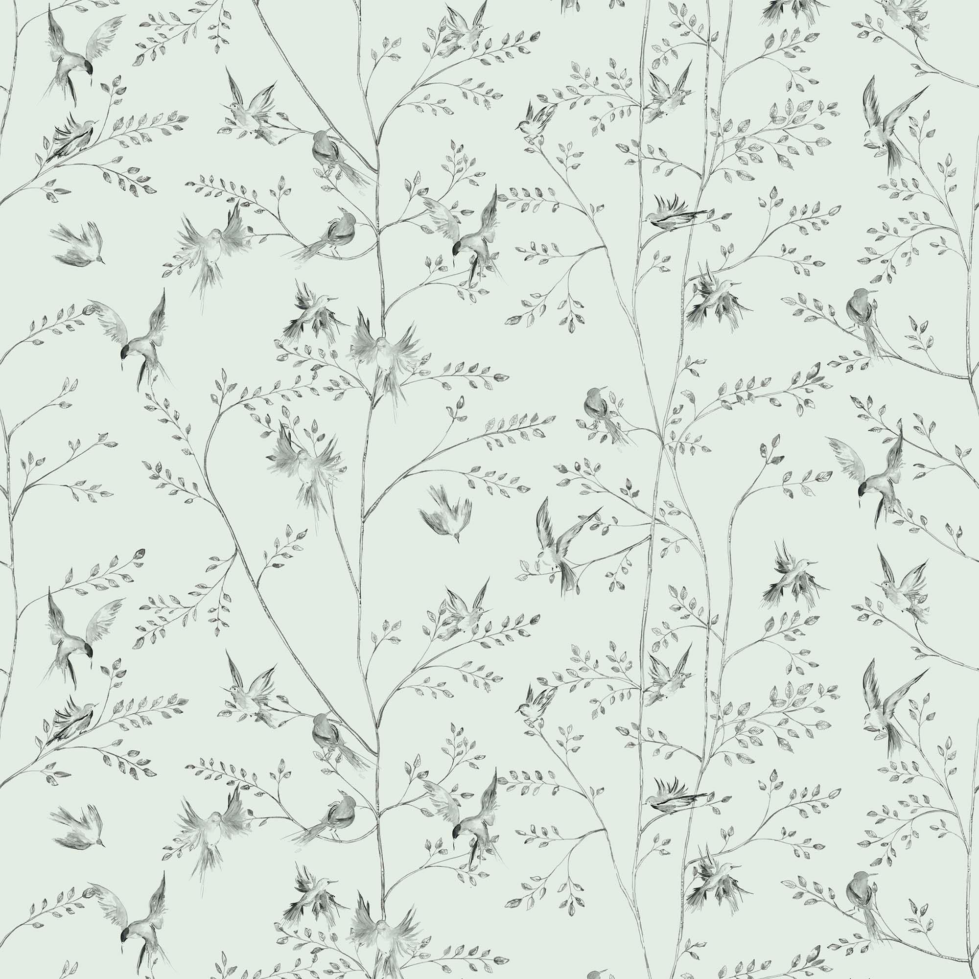 Pajaros al Vuelo. Papel de Vinilo Autoadhesivo. Disponible en varios colores - vinilaroom