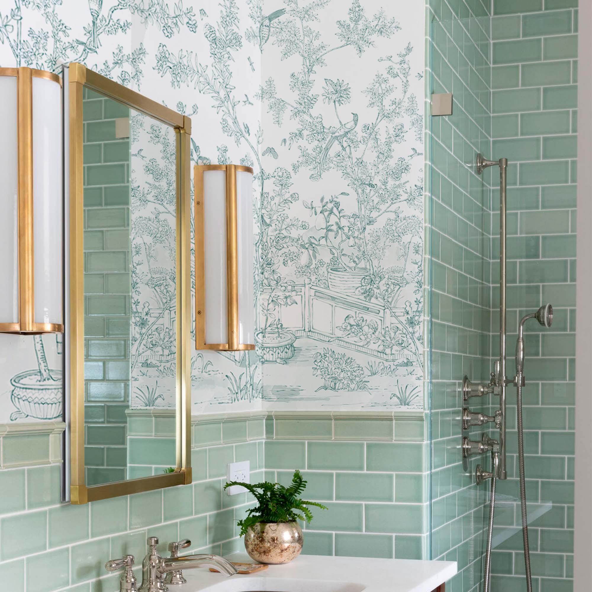 Mural Chinoiserie en Papel de Vinilo Autoadhesivo. Disponible en varios colores y materiales. - vinilaroom