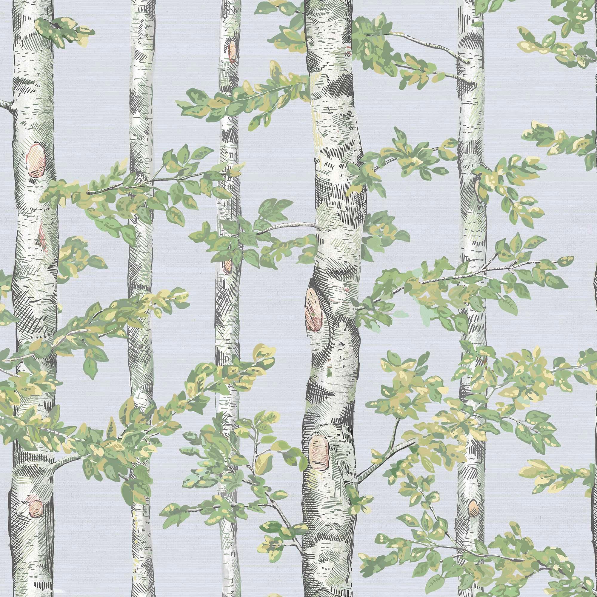 PRIMAVERA EN EL ABEDUL. A medida y en varios colores. Despégalo y pégalo donde quieras. - vinilaroom