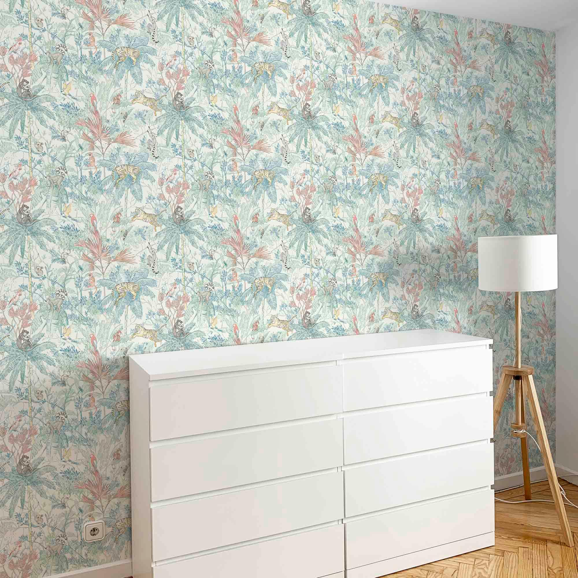 Amanece en Ubud. Papel de Vinilo Autoadhesivo - vinilaroom