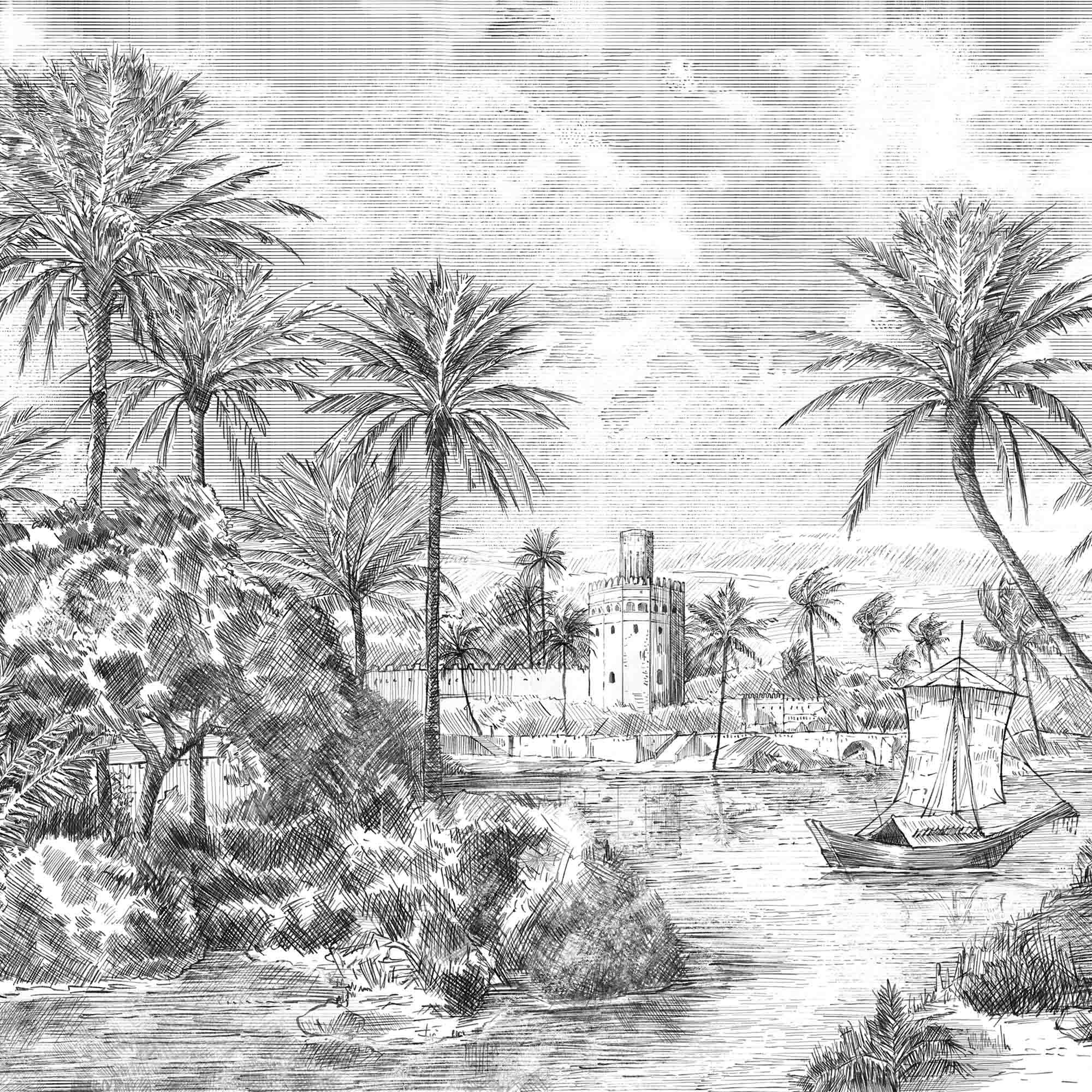 Papel Pintado Autoadhesivo. Mural Memorias del Guadalquivir - vinilaroom