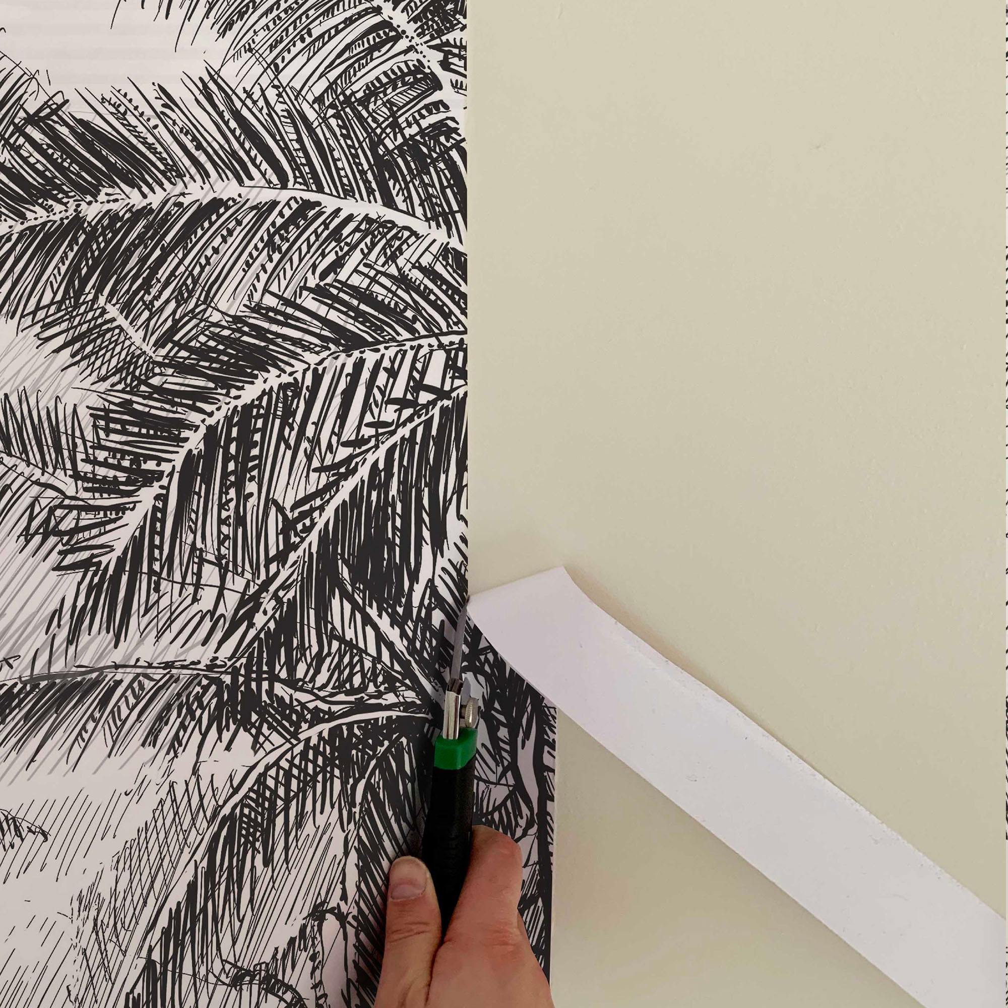 MURAL GRABADO DEL ALTIPLANO. Pintado a tinta por Gerardo Aranguren en colaboración con @alfombrasetnicas. Fondo blanco roto - vinilaroom