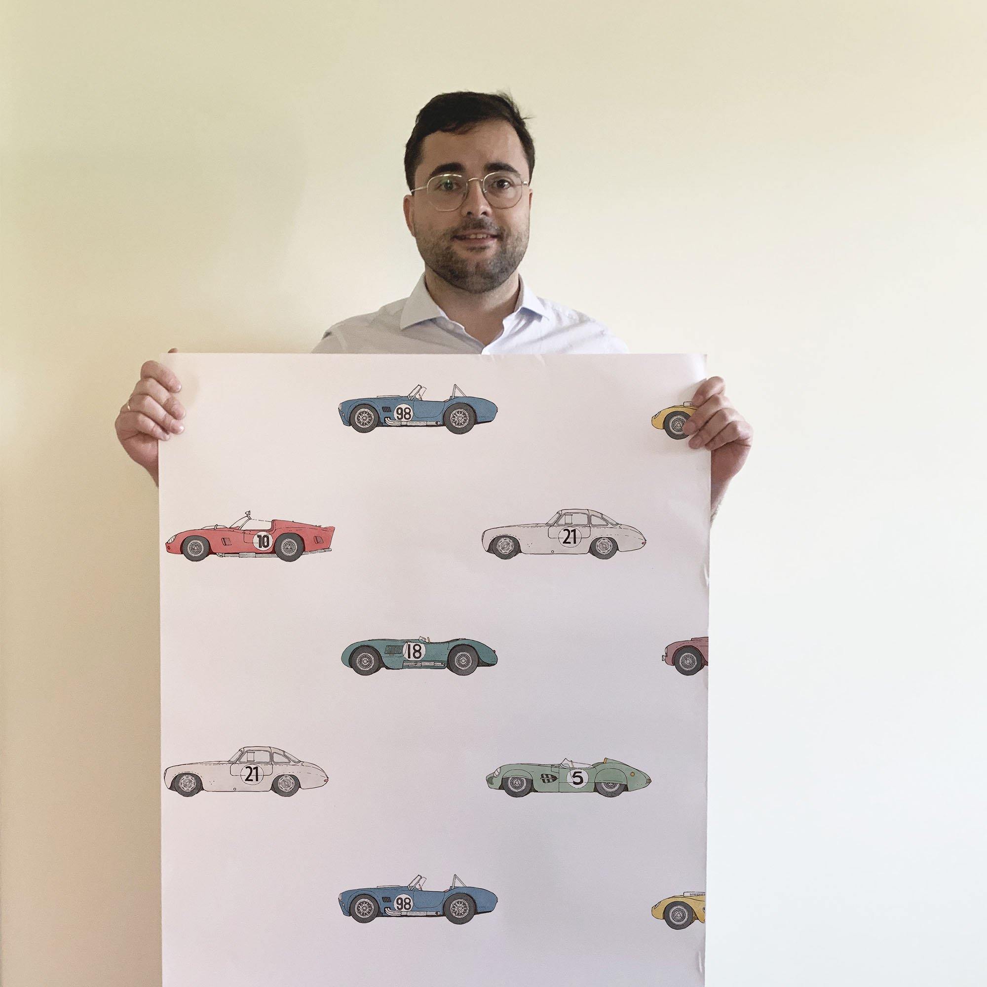24 Horas de Le Mans. Papel de Vinilo Autoadhesivo. Disponible en varios colores - vinilaroom