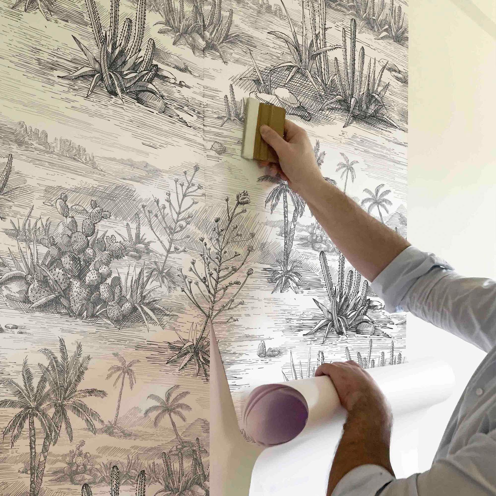 CACTUS DEL DESIERTO. A medida y en varios colores. Despégalo y pégalo donde quieras. - vinilaroom