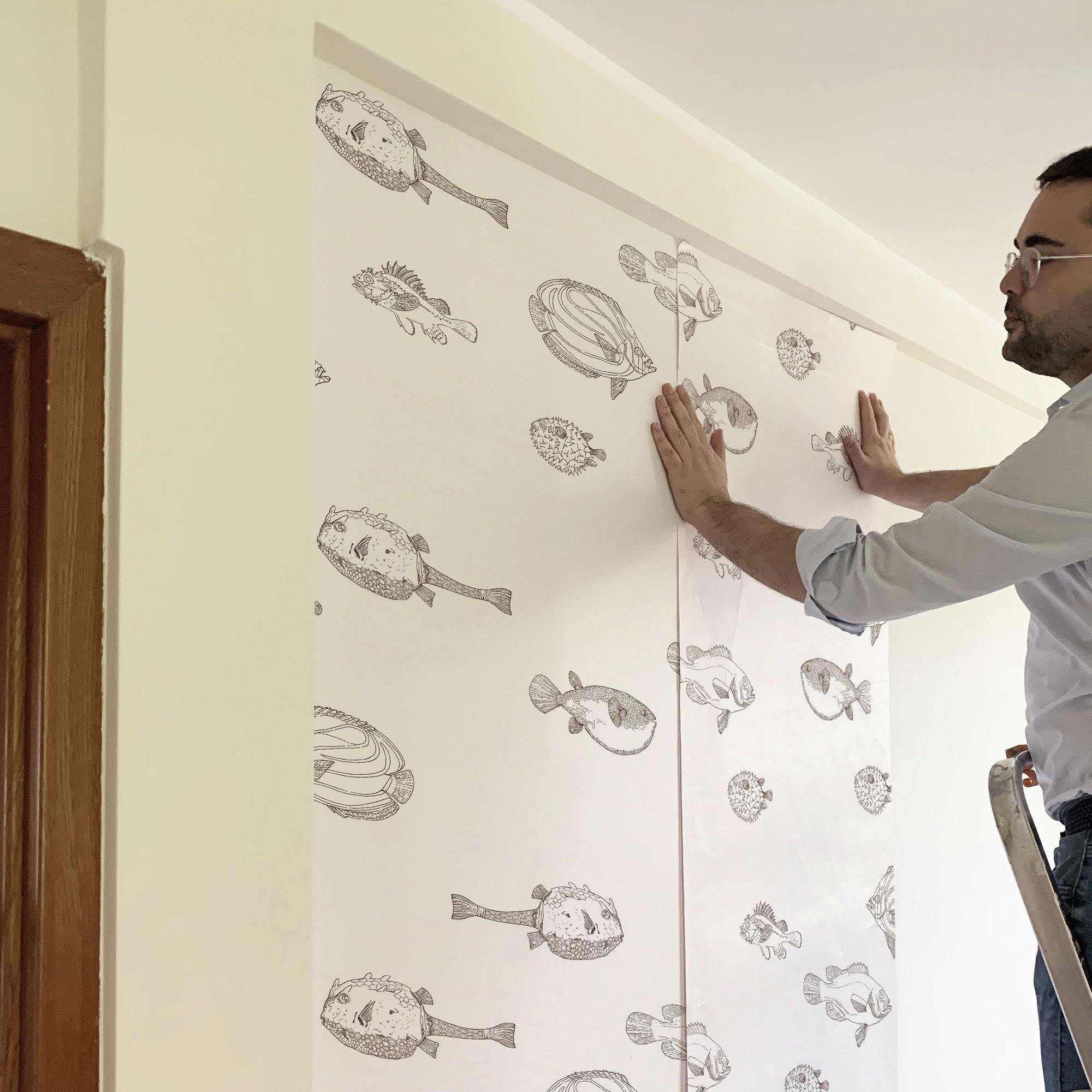 ACUARIO NAUTILUS A TINTA. A medida y en varios colores. Despégalo y pégalo donde quieras. - vinilaroom