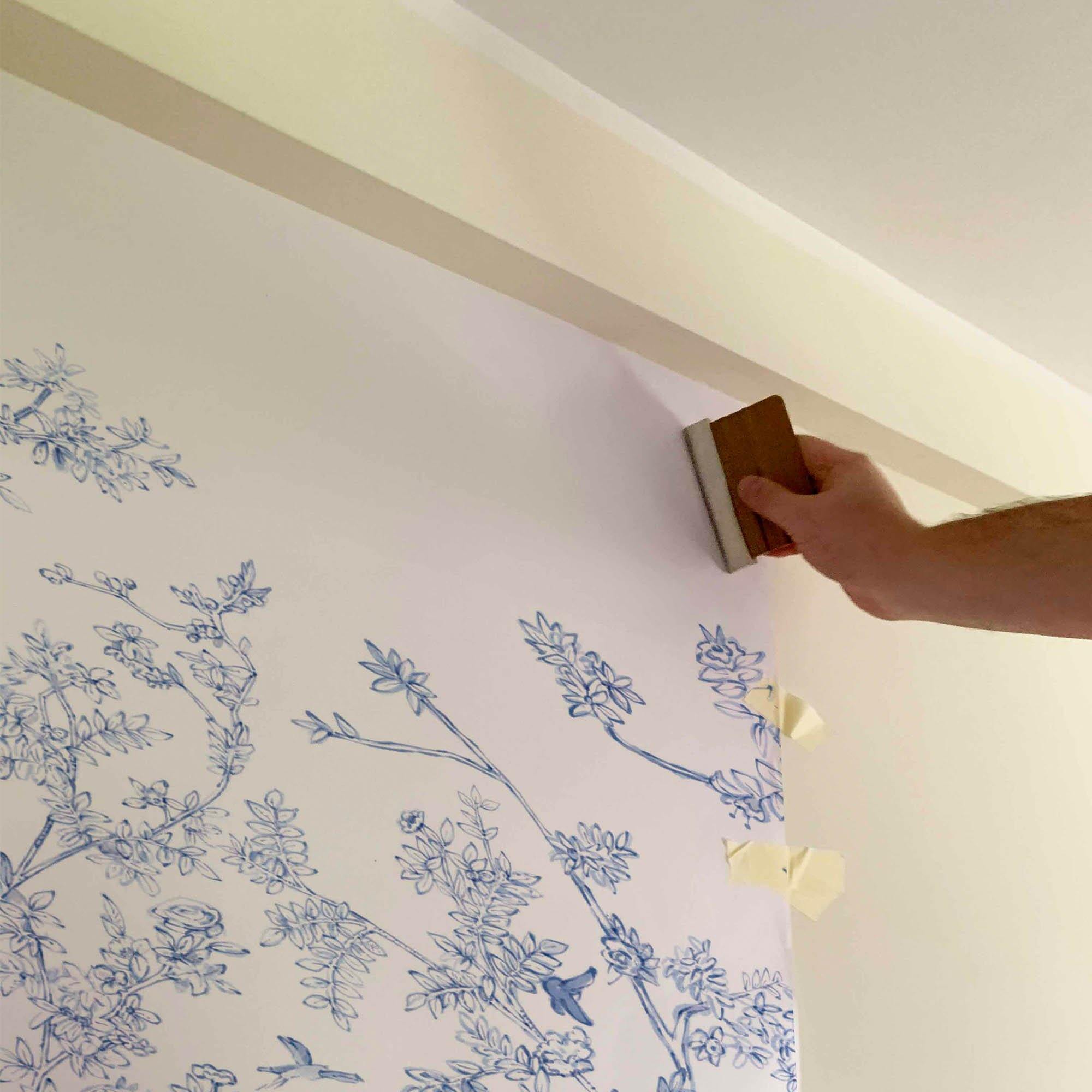 Mural Chinoiserie en Papel de Vinilo Autoadhesivo. Disponible en varios colores y materiales. - vinilaroom