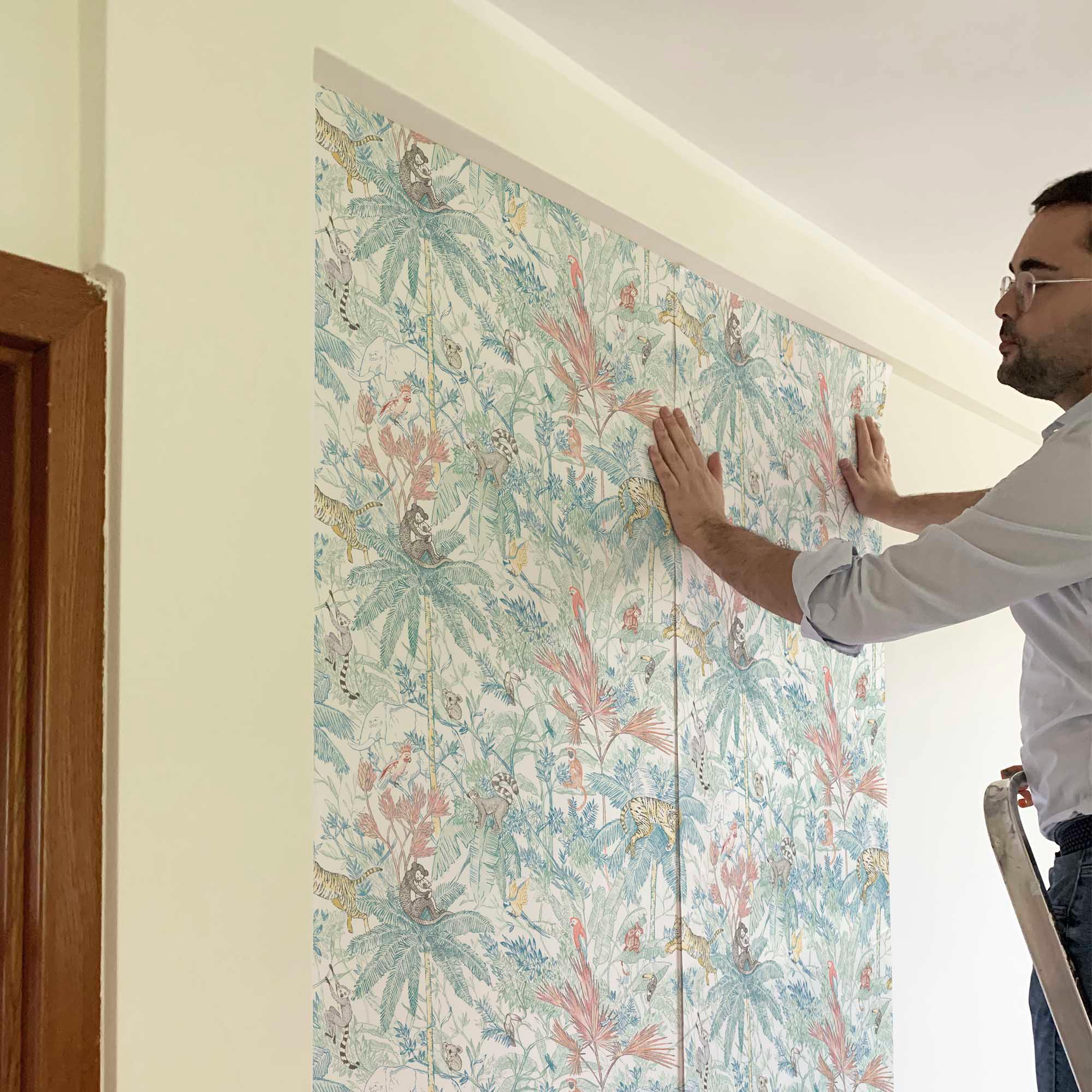 Amanece en Ubud. Papel de Vinilo Autoadhesivo - vinilaroom