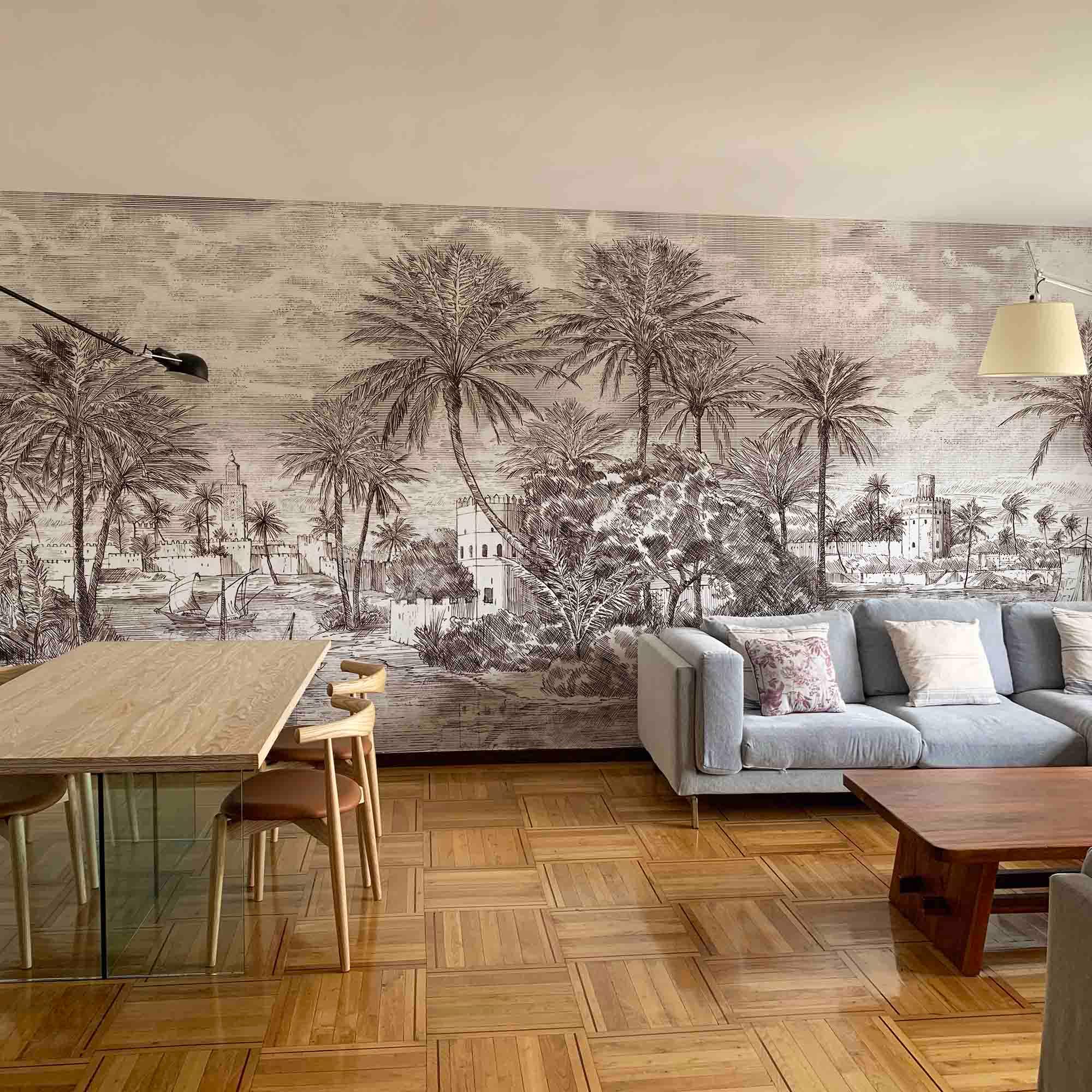 Papel Pintado Autoadhesivo. Mural Memorias del Guadalquivir - vinilaroom