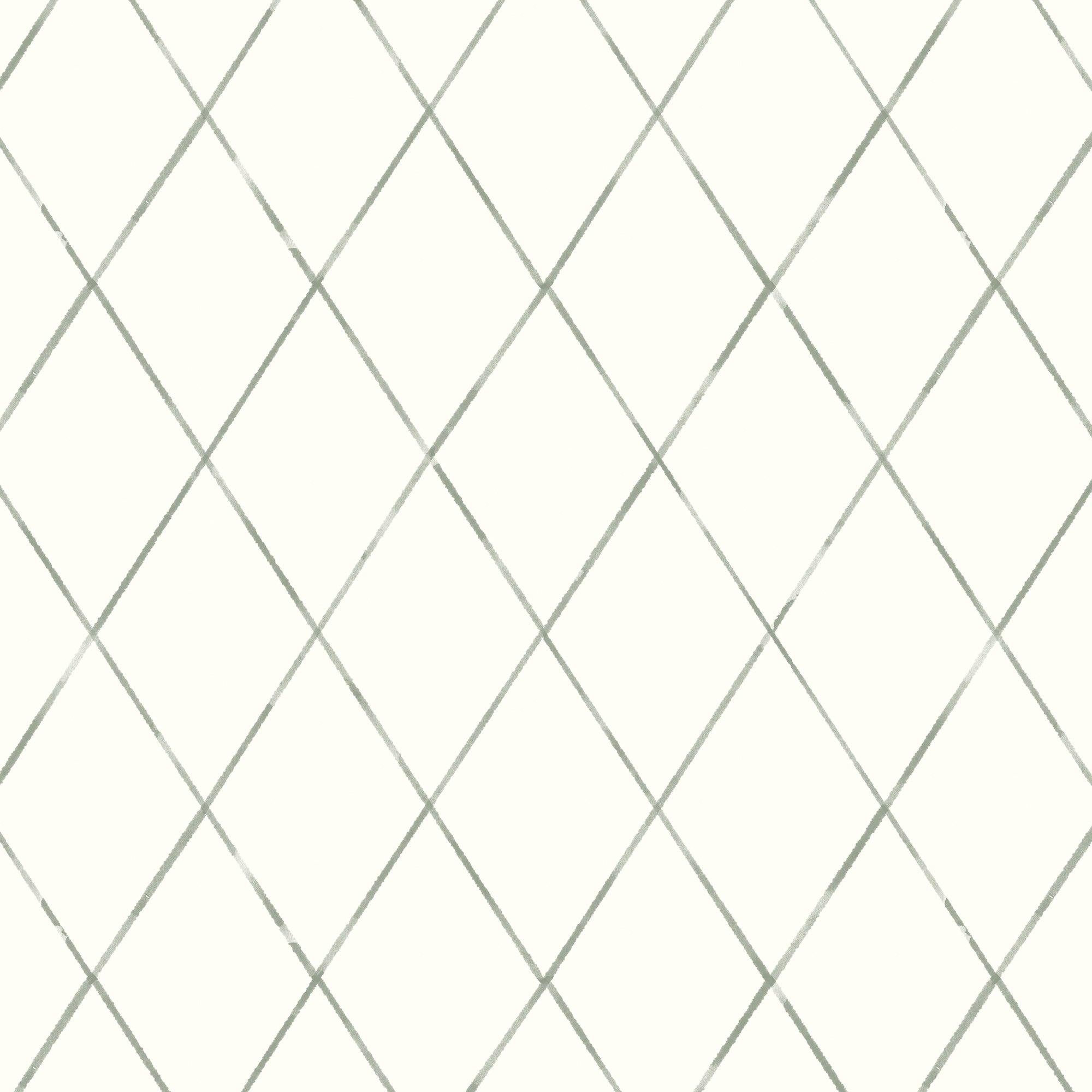 Rombos a Tinta China. Disponible en varios colores. Fondo Blanco Roto - vinilaroom