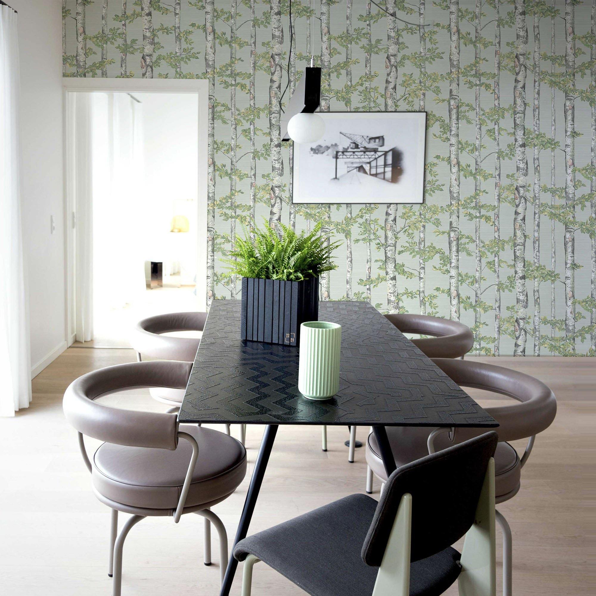 PRIMAVERA EN EL ABEDUL. A medida y en varios colores. Despégalo y pégalo donde quieras. - vinilaroom