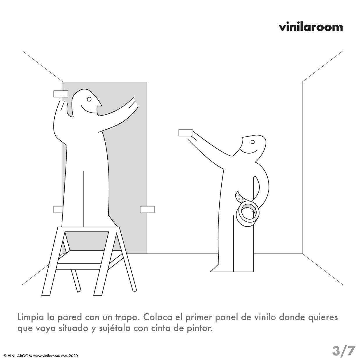 ACUARIO NAUTILUS A TINTA. A medida y en varios colores. Despégalo y pégalo donde quieras. - vinilaroom