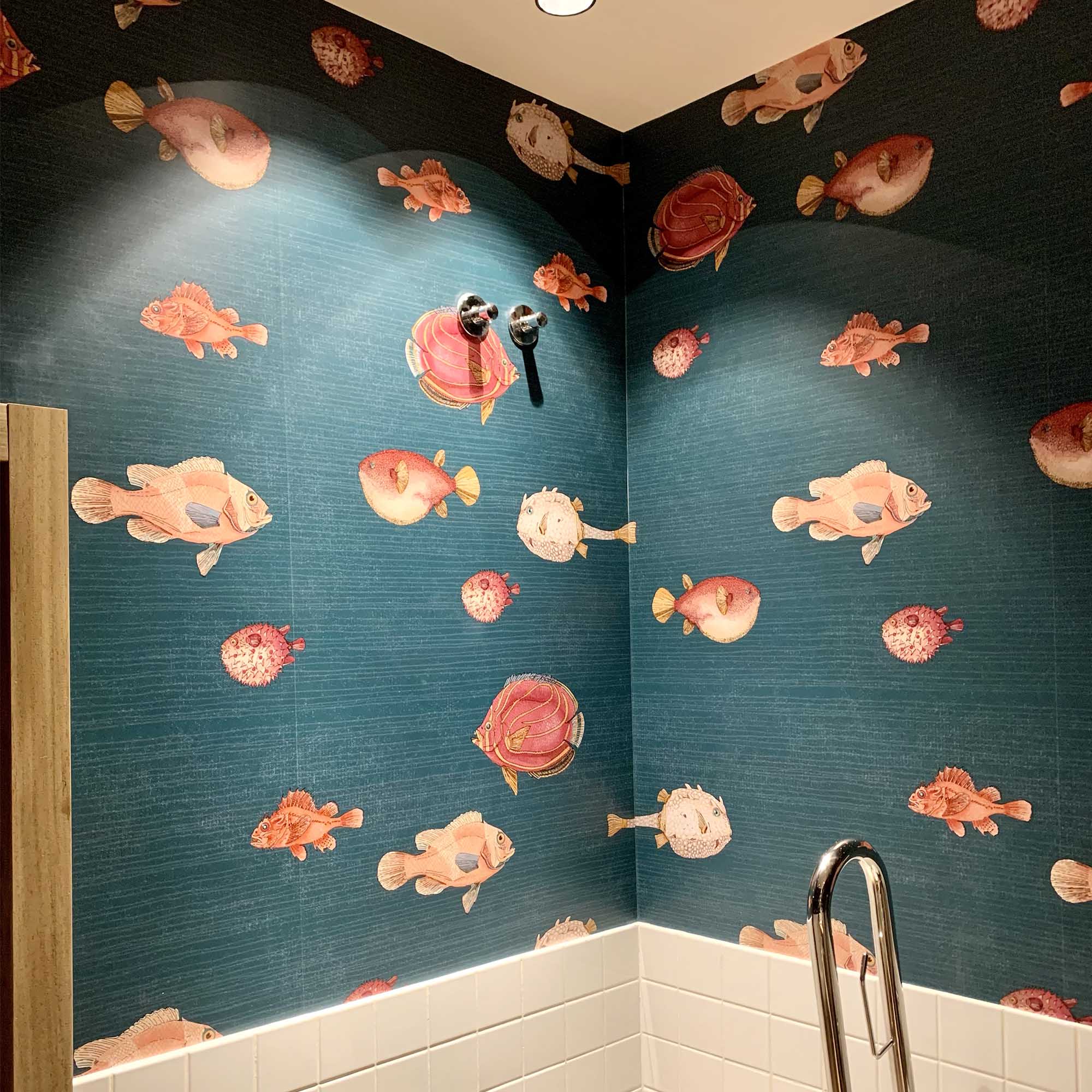 papel pintado autoadhesivo baño ikea