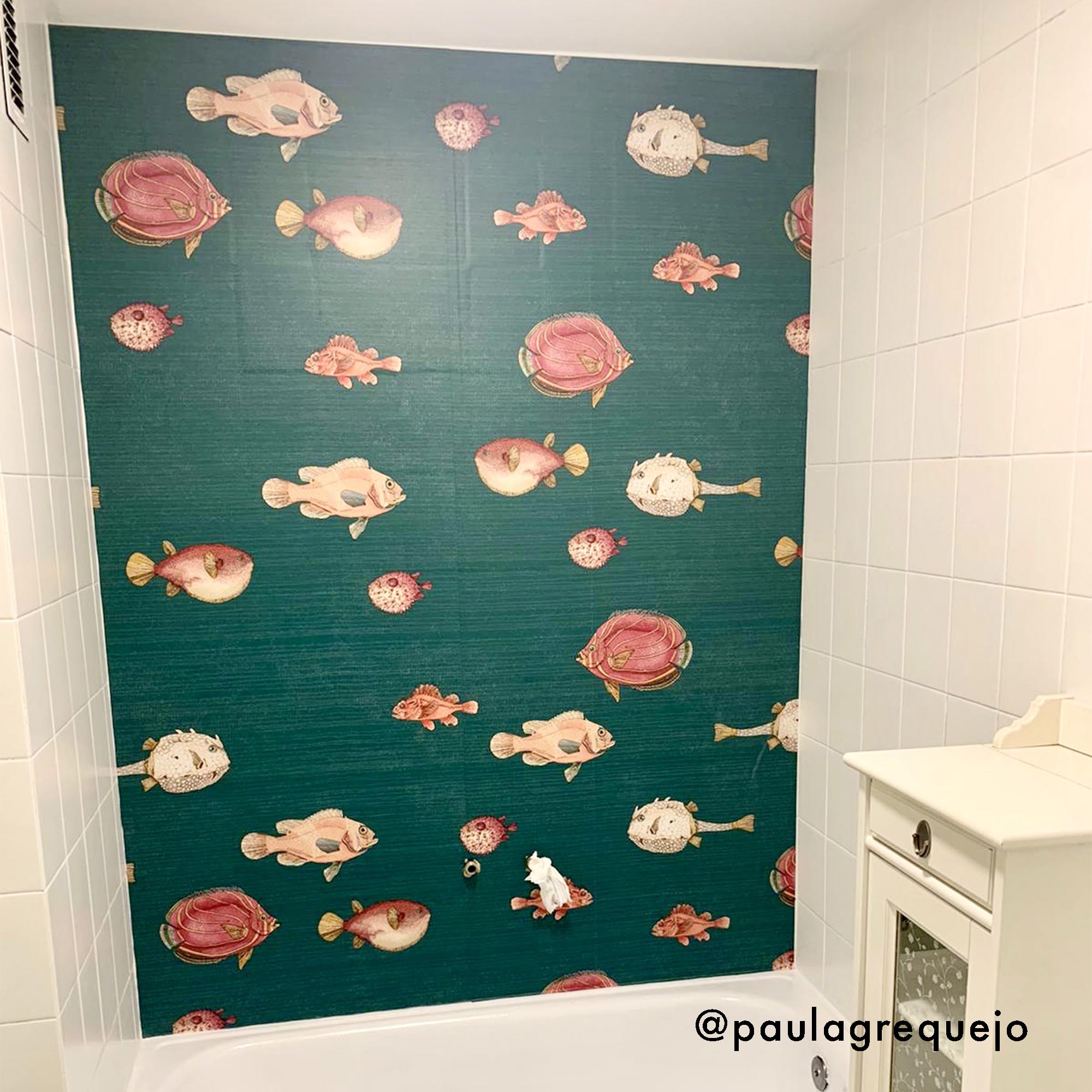 vinilo autoadhesivo baño azulejos