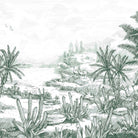 MURAL GRABADO DEL ALTIPLANO. Pintado a tinta por Gerardo Aranguren en colaboración con @alfombrasetnicas. Fondo blanco roto - vinilaroom