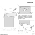 Leo el Oso. Papel de Vinilo Autoadhesivo. Fondo Blanco Roto - vinilaroom