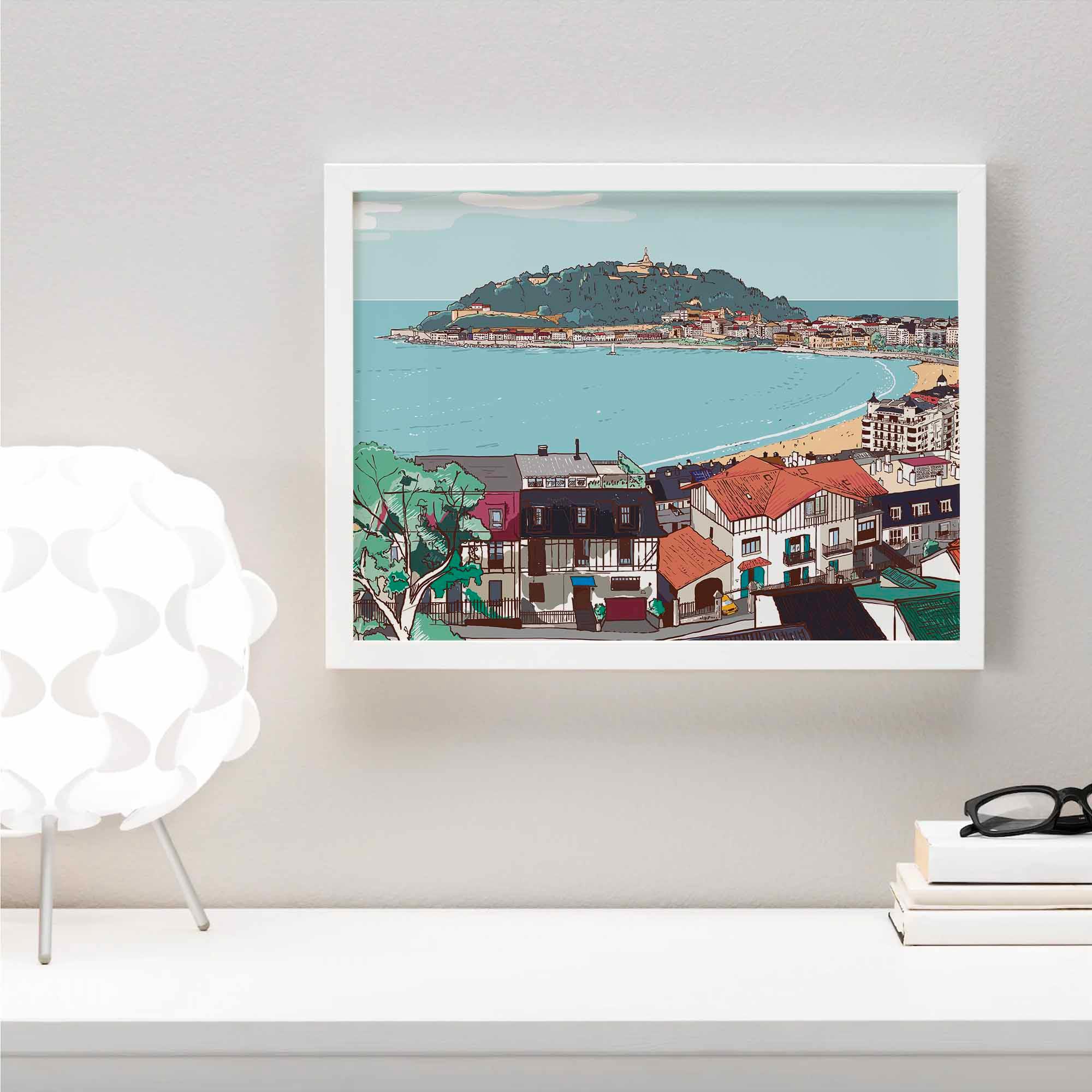 Lámina San Sebastián | La Concha - vinilaroom