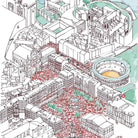 Lamina Pamplona en San Fermin - vinilaroom