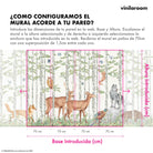 ANIMALES DEL BOSQUE. Disponible en 3 colores de fondo. Despégalo y pégalo donde quieras. - vinilaroom