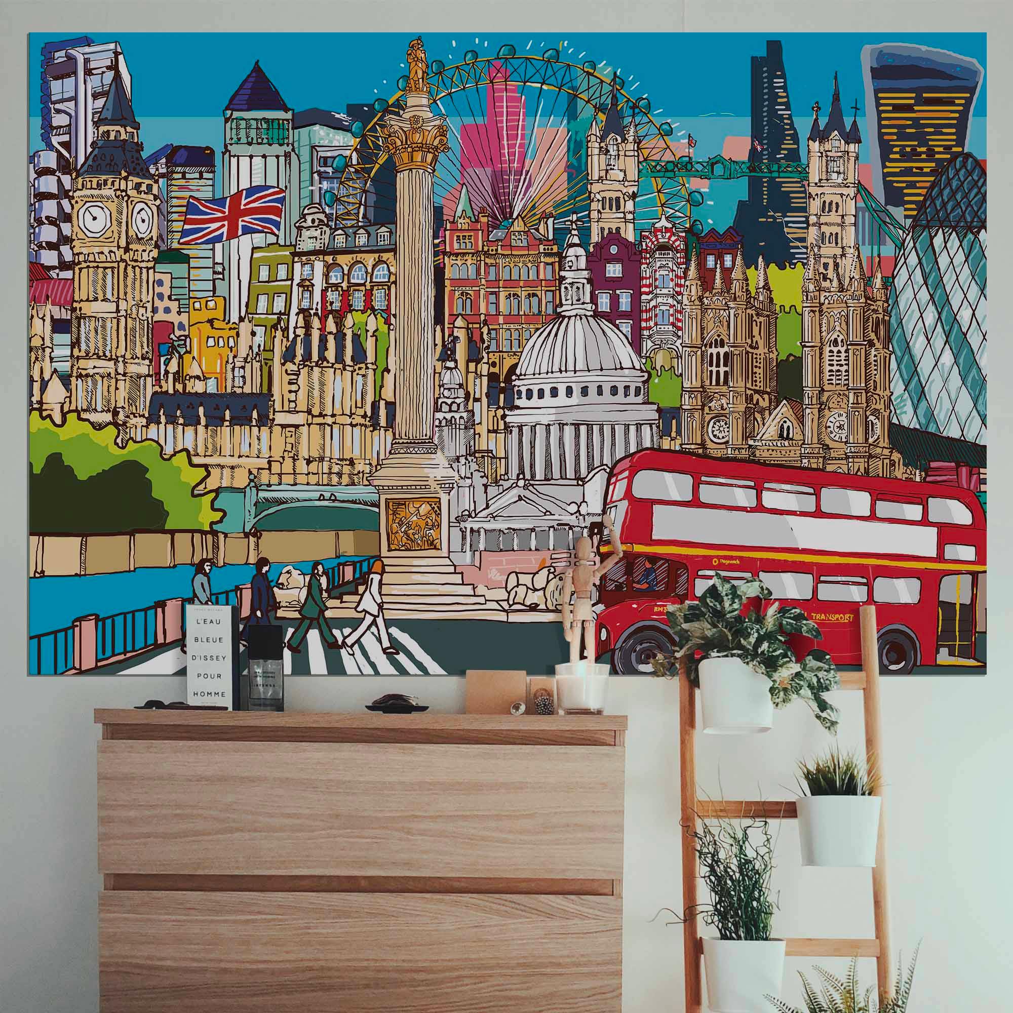 Lámina Calle de Londres - vinilaroom