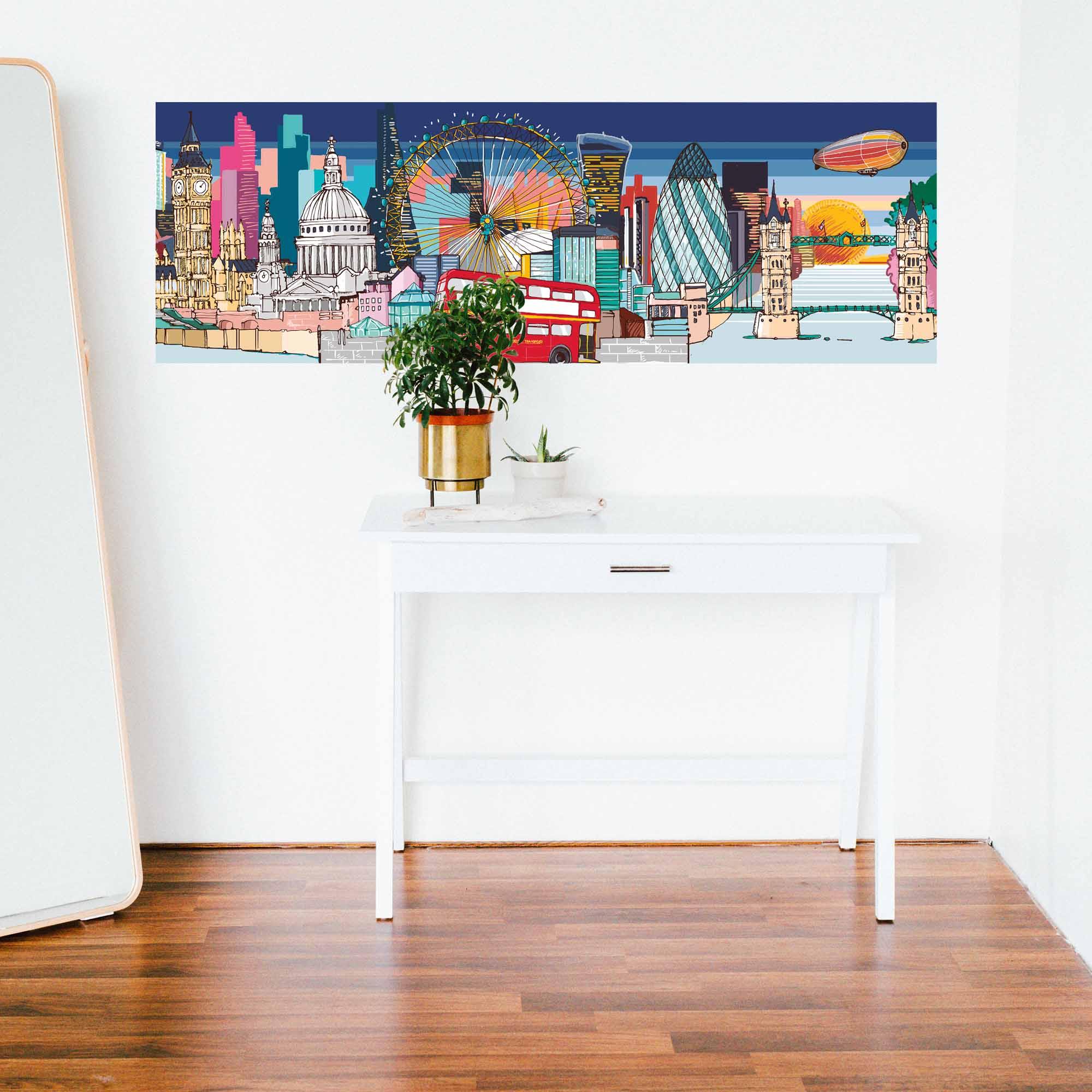 Lámina Panorámica Londres - vinilaroom