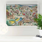 Lámina de Cizur a Pamplona - vinilaroom