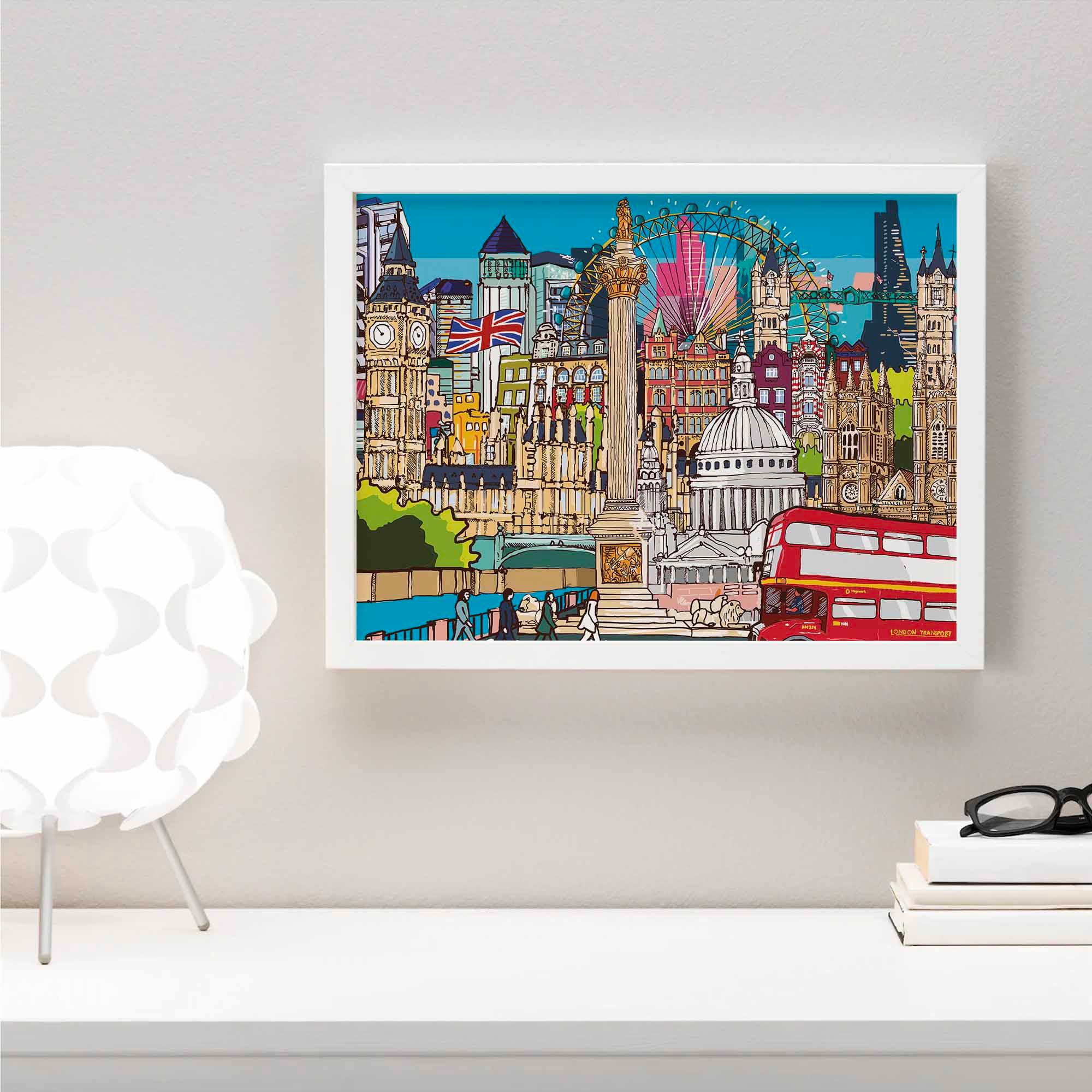 Lámina Calle de Londres - vinilaroom