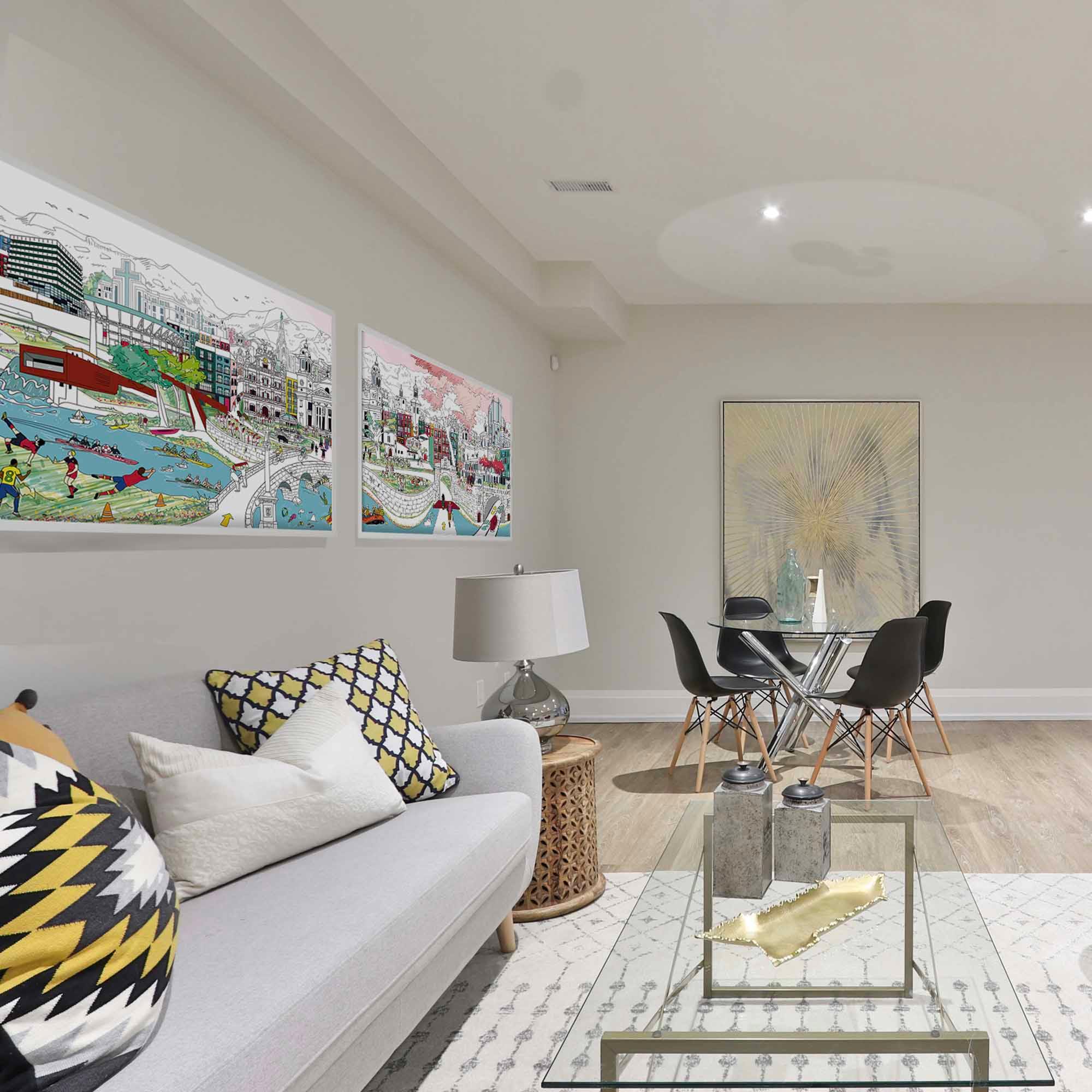 Lámina Panorámica Pamplona - vinilaroom