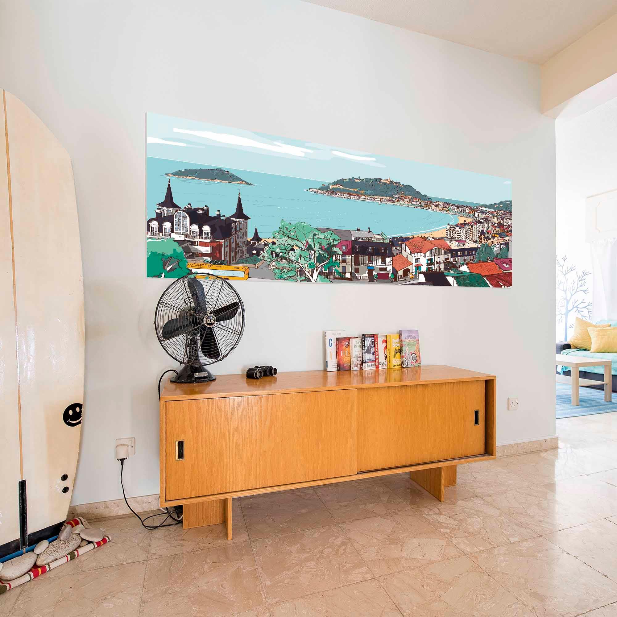 Lámina San Sebastián | La Concha - vinilaroom