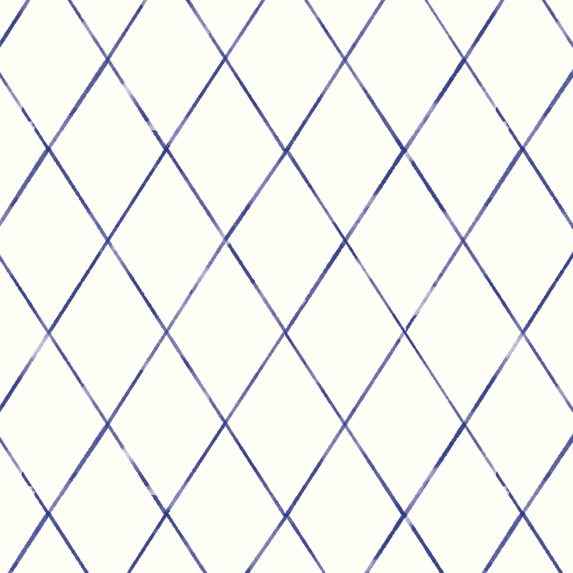 Rombos a Tinta China. Disponible en varios colores. Fondo Blanco Roto - vinilaroom