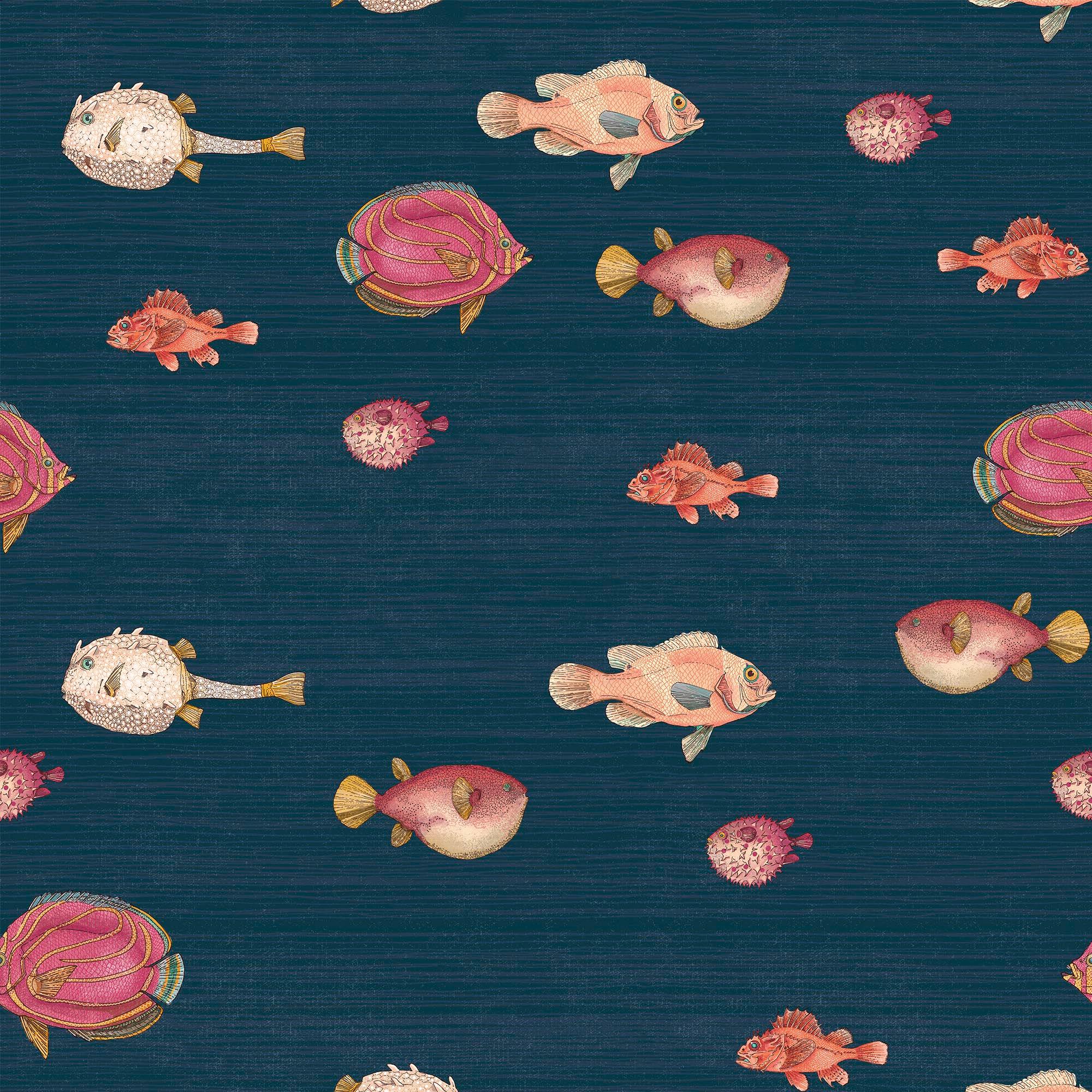 ACUARIO NAUTILUS. A medida y en varios colores de fondo. Despégalo y pégalo donde quieras - vinilaroom