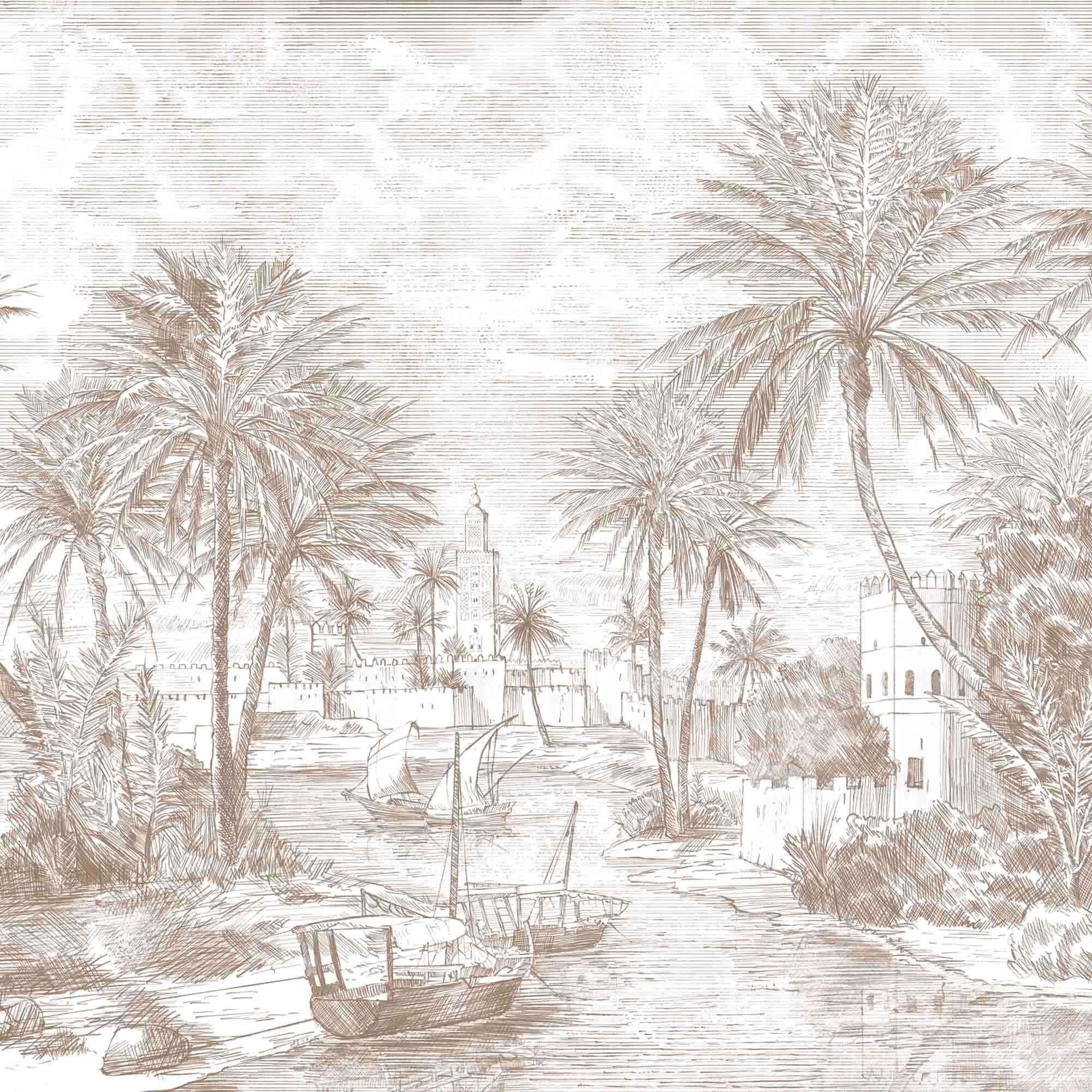 Papel Pintado Autoadhesivo. Mural Memorias del Guadalquivir - vinilaroom