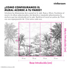 MURAL GRABADO DEL ALTIPLANO. Pintado a tinta por Gerardo Aranguren en colaboración con @alfombrasetnicas. Fondo blanco roto - vinilaroom