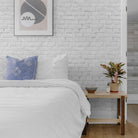 Vinilo autoadhesivo Muro de Ladrillo Blanco. A medida. Despégalo y pégalo donde quieras - vinilaroom