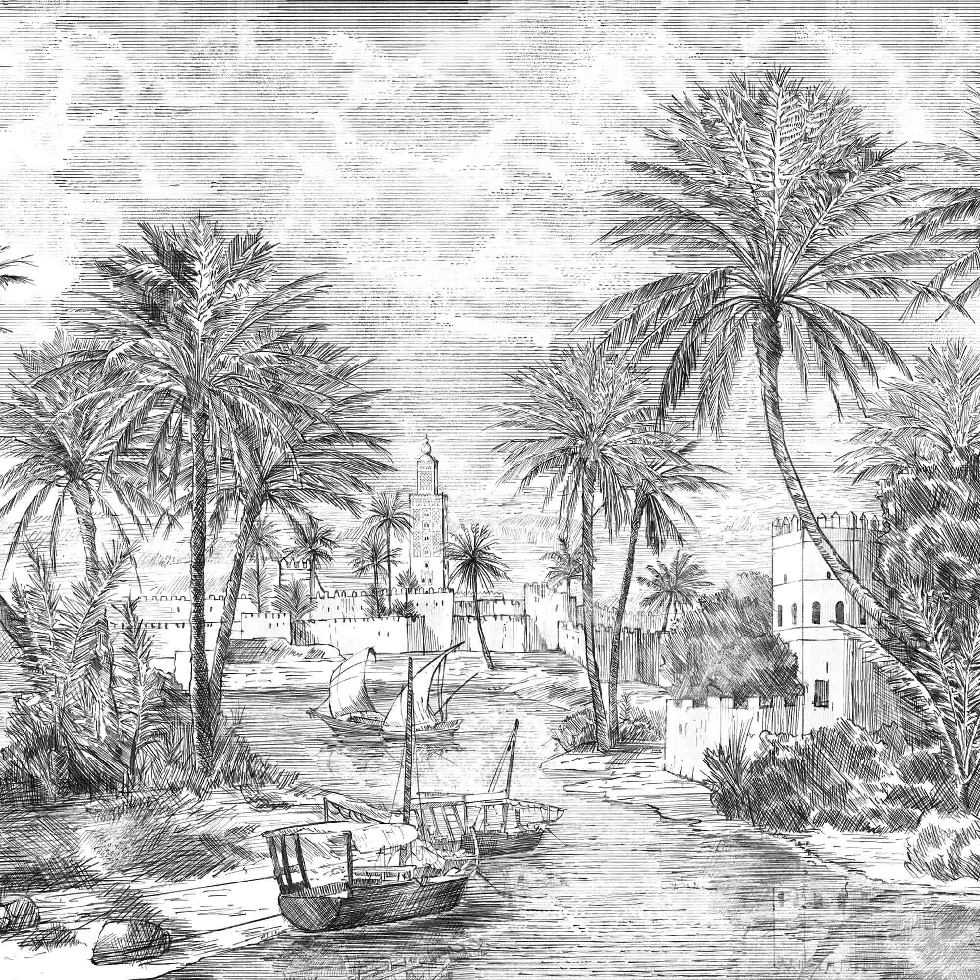 Papel Pintado Autoadhesivo. Mural Memorias del Guadalquivir - vinilaroom