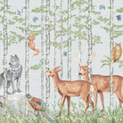 ANIMALES DEL BOSQUE. Disponible en 3 colores de fondo. Despégalo y pégalo donde quieras. - vinilaroom