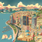 Atardecer en Beirut 100x140cm. Disponible en varios tamaños y soportes. Edición limitada. - vinilaroom