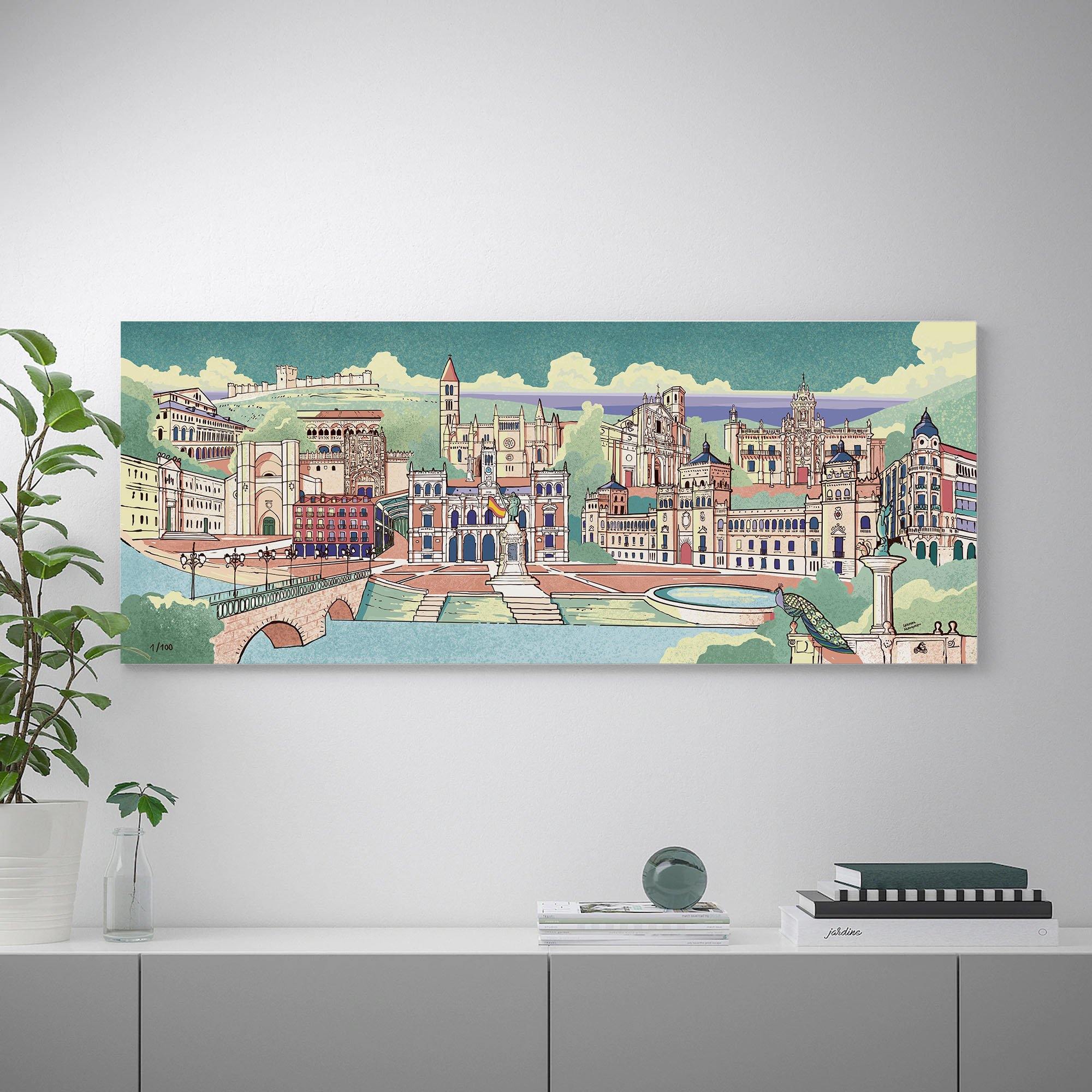 Edición Limitada Lamina de Valladolid 140x56cm. Disponible en varios soportes. Quedan 96 uds. - vinilaroom