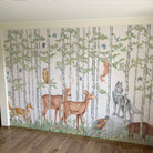 ANIMALES DEL BOSQUE. Disponible en 3 colores de fondo. Despégalo y pégalo donde quieras. - vinilaroom