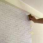 Vinilo autoadhesivo Muro de Ladrillo Blanco. A medida. Despégalo y pégalo donde quieras - vinilaroom