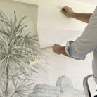 Mural Palacio de Cristal. Disponible en distintos tonos. - vinilaroom