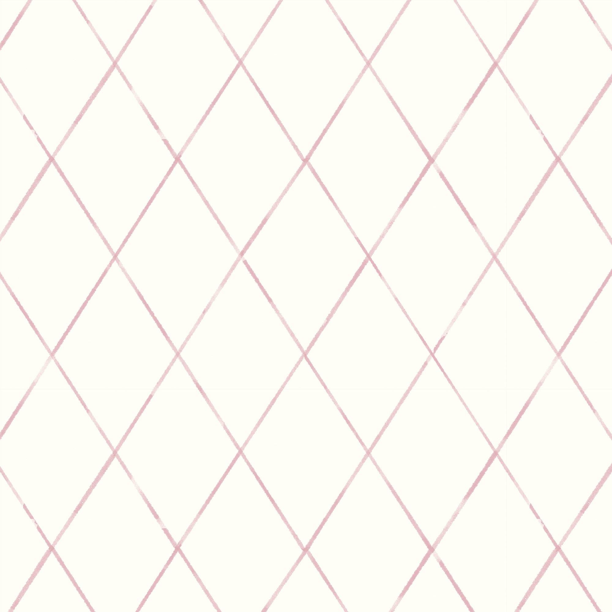 Rombos a Tinta China. Disponible en varios colores. Fondo Blanco Roto - vinilaroom